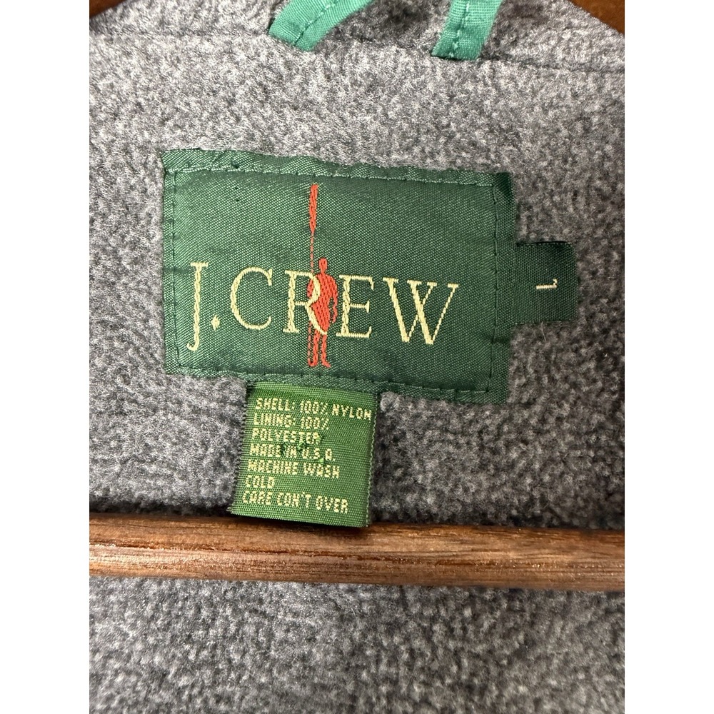 Vintage J Crew Jacket Mens Large Green Oarsman USA Made Full Zip - Picture 10 of 15